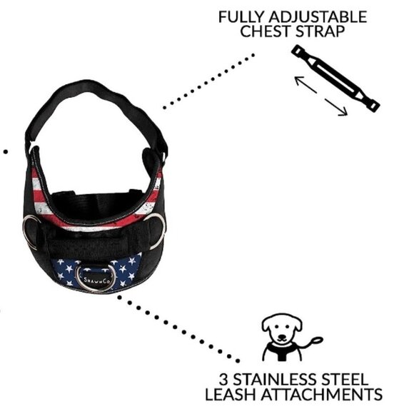 No-Pull Pet Vest with 3 Leash Clips, No Choke, Reflective, Adjustable and Padded - Picture 8 of 9